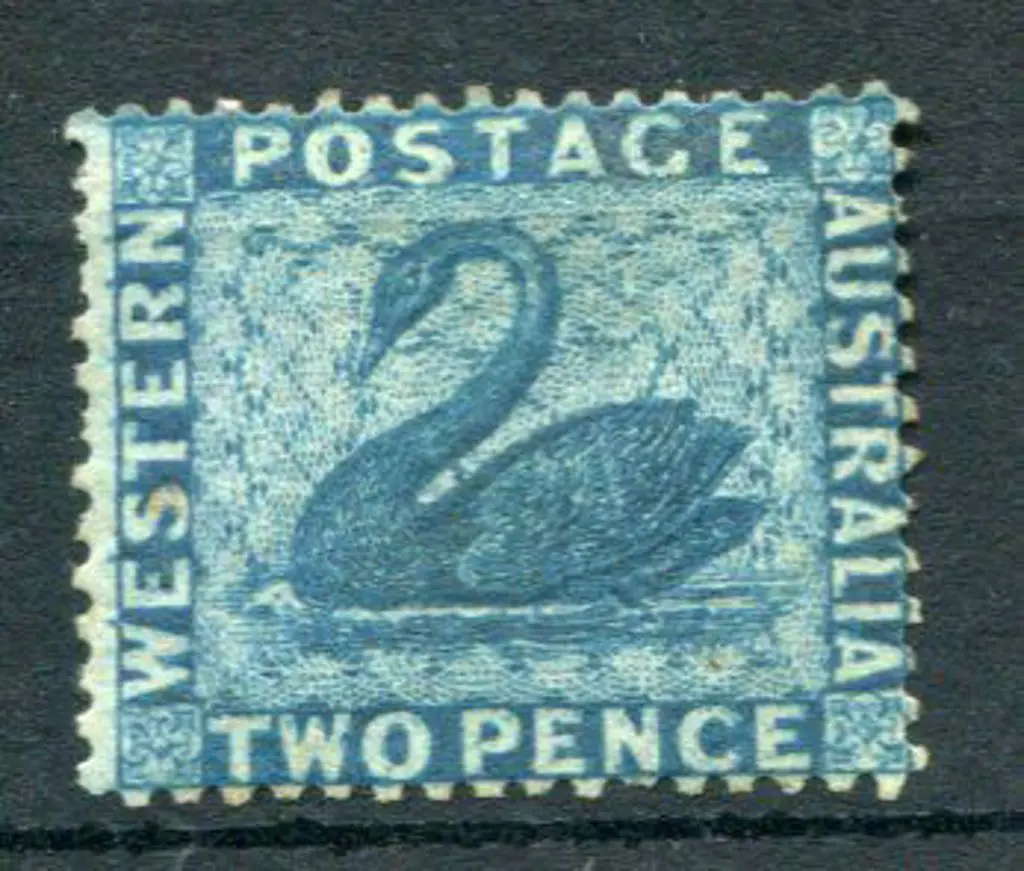 1861 2d blue, perf.14. MLH with part o.g. SG 39, ... Image 1++