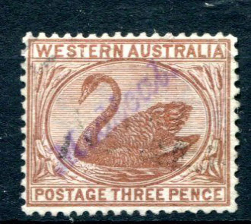 1895 3d red-brown, CR/CA wmk, perf. 14 with ... Image 1++