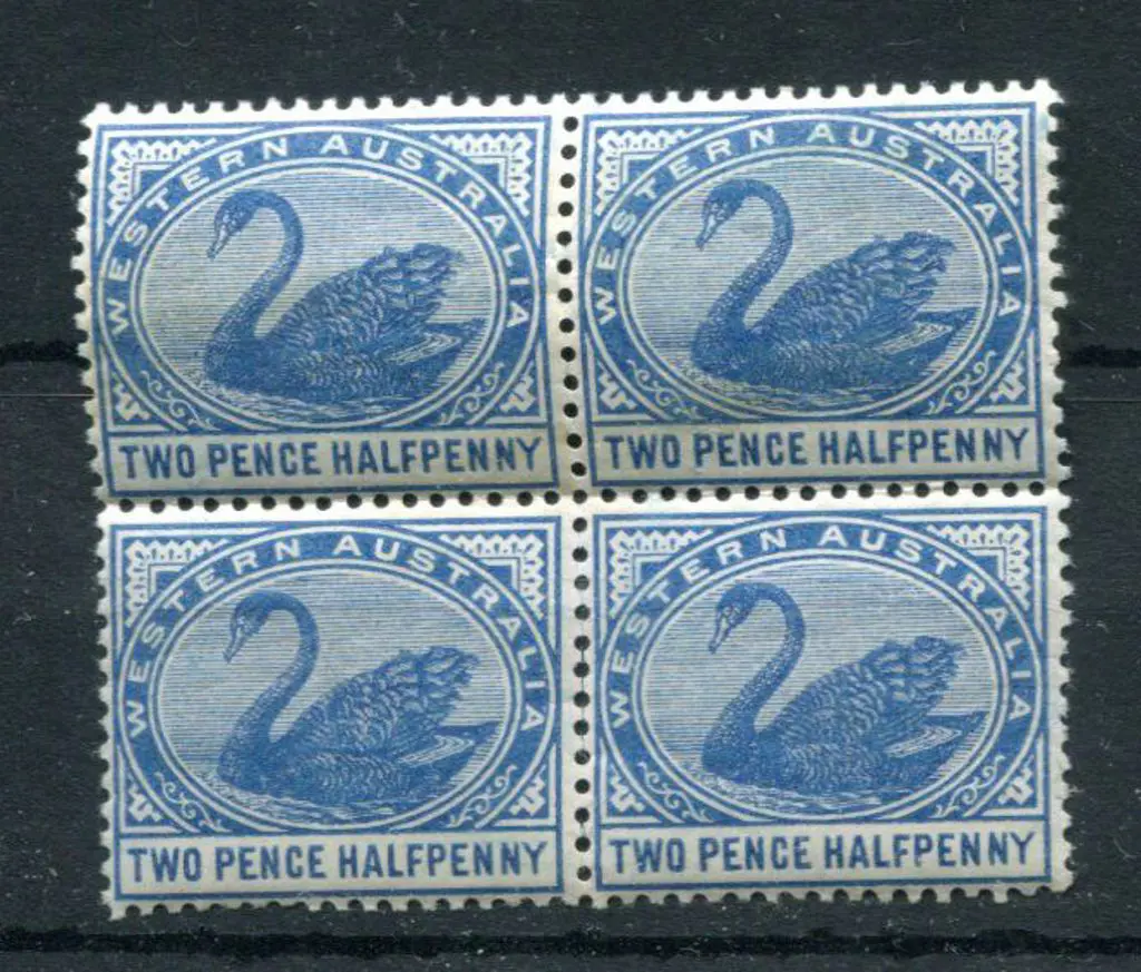 1892 2½d blue well centred block of 4. MUH & fresh ... Image 1++