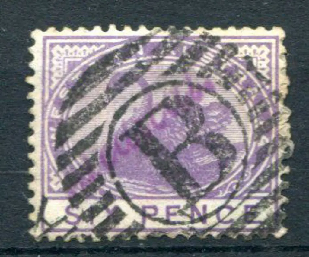 1893 6d bright violet, Cr/Ca wmk perf.14 with ... Image 1++