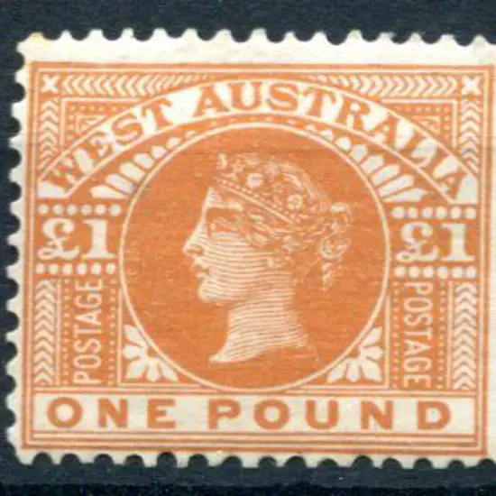 1902 £1 orange-brown. Fresh MLH, centred low. SG ...