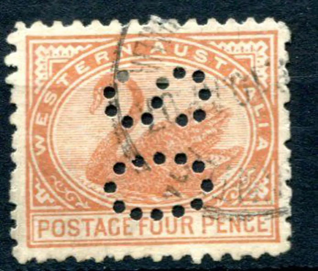 1905 4d brown, perf. 11, Crown/double lined A wmk ... Image 1++