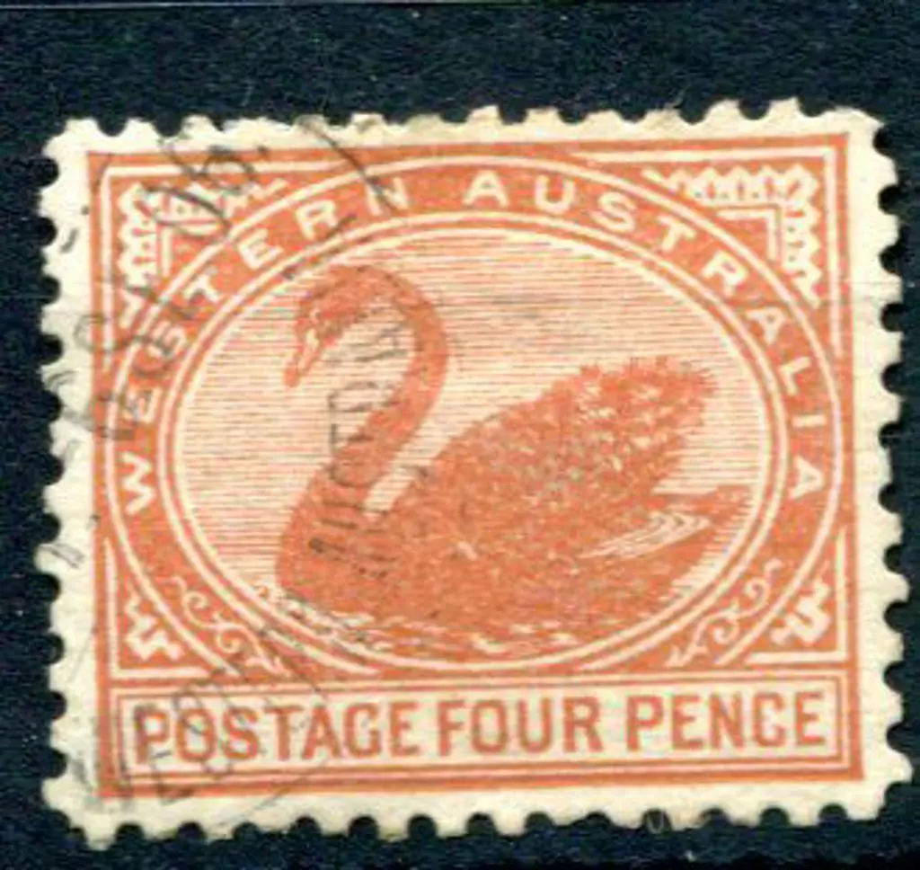 1902 4d chestnut wmk V/Cr, perf.11. F/U. ACSC ... Image 1++