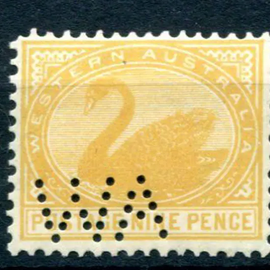 1903 9d dull yellow-orange, V/Cr wmk perf.12.4 x ...