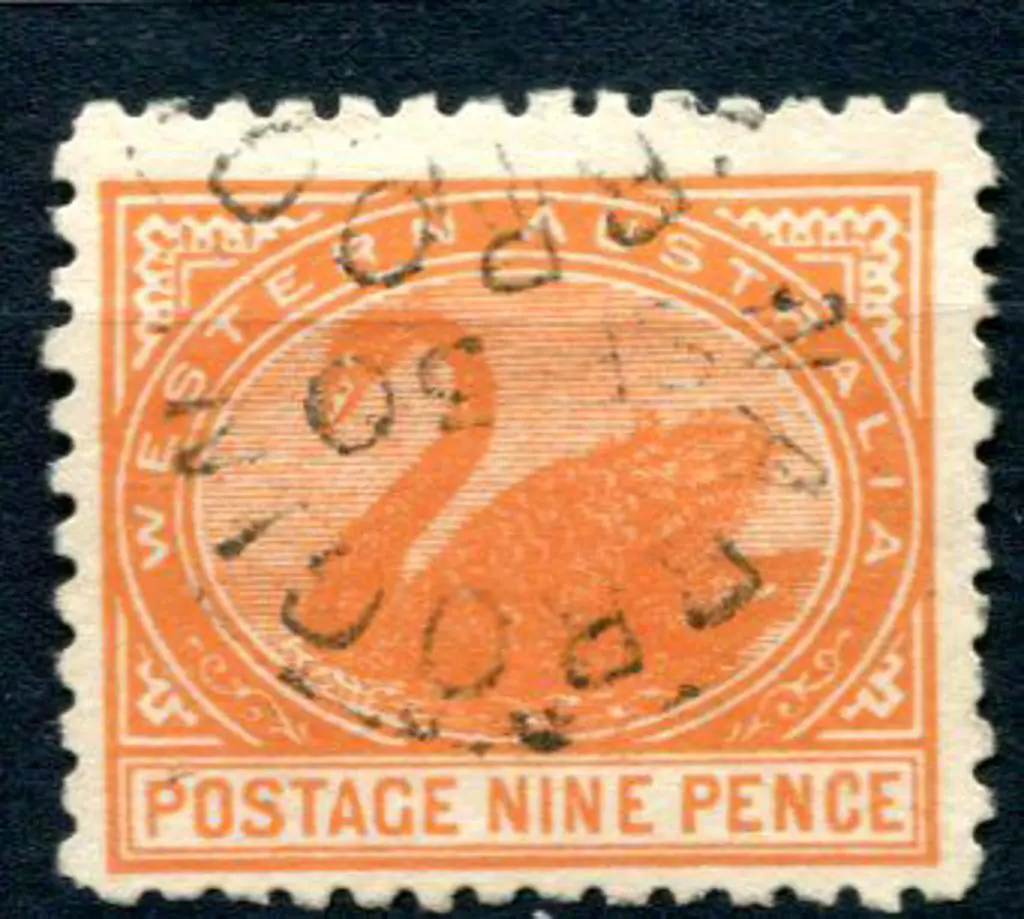 1910 9d red-orange, perf. 11, Crown/double lined A ... Image 1++