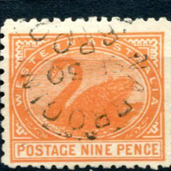 1910 9d red-orange, perf. 11, Crown/double lined A ...