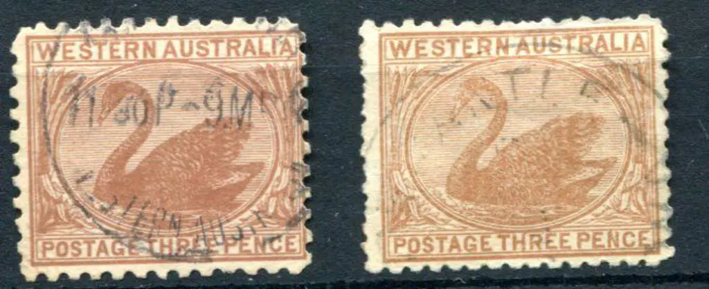 1906 3d pale brown, perf.11, Crown/double lined A ... Image 1++