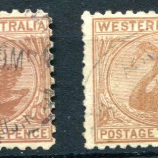 1906 3d pale brown, perf.11, Crown/double lined A ...