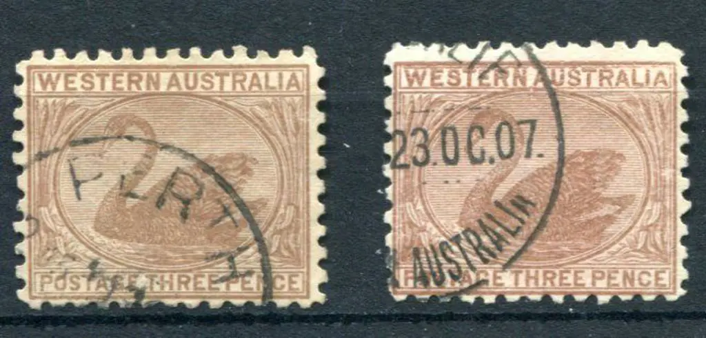 1906 3d red-brown, perf.11, Crown/double lined A ... Image 1++