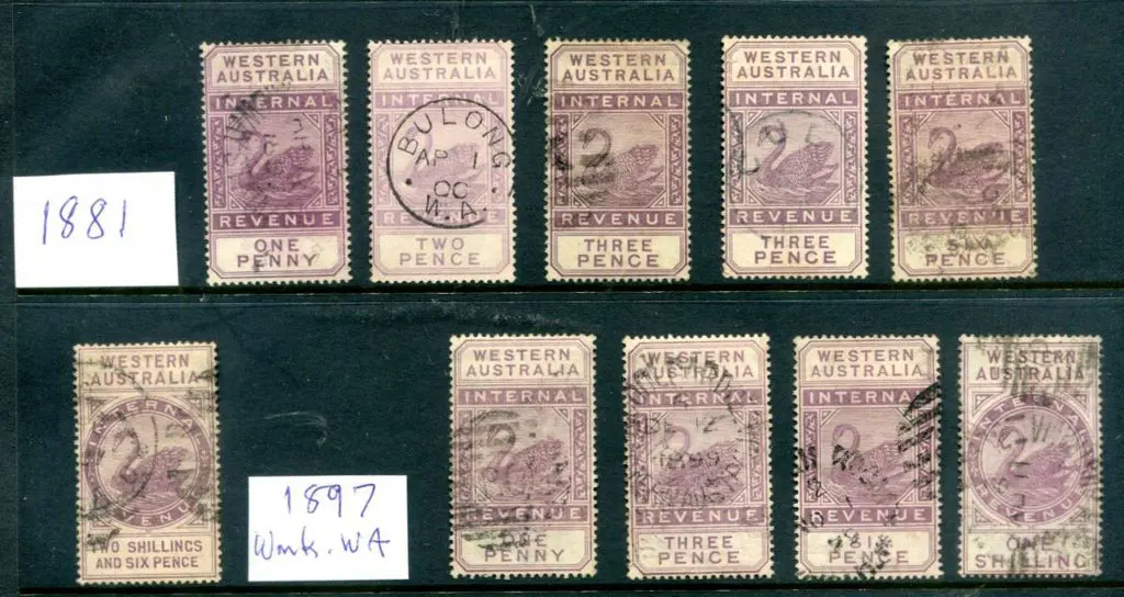 1891-1897 Internal Revenue fine postally used ... Image 1++