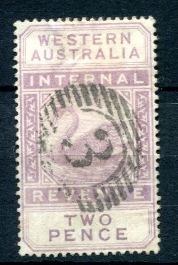 1893 2d dull purple IR postally used with scarce ... Image 1++