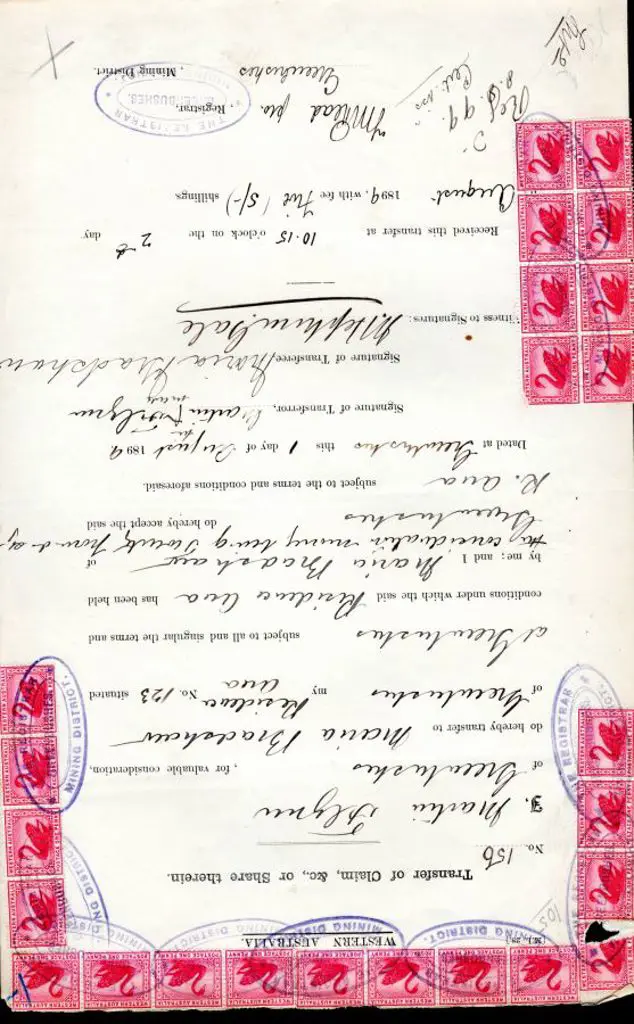 1899 (2nd Aug) 1d carmine-red W Crown A wmk swans ... Image 1++