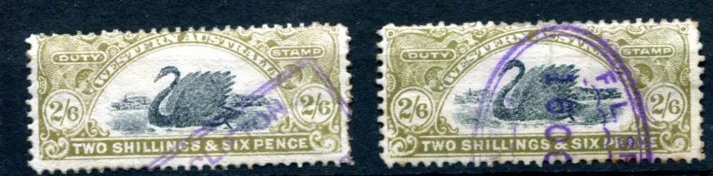 1911/12 2/6d brown-olive & 2/6d yellowish-olive ... Image 1++