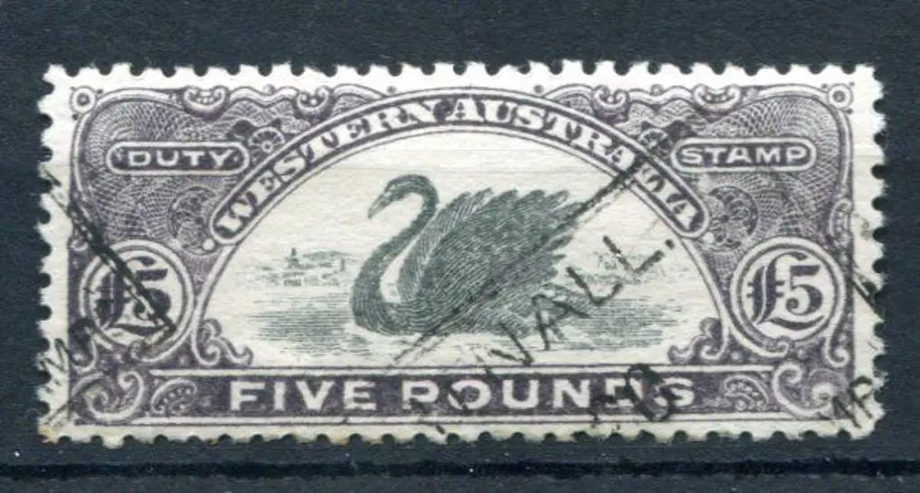 1917/22 £5 slate-purple with inverted wmk. Superb ... Image 1++