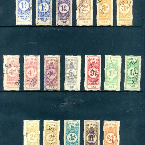 1932 Financial Emergency Tax selection incl 1d in ...