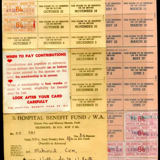 1962 (Aug) "The Hospital Benefit Fund of W.A." ...