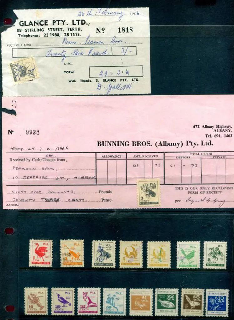 1966/74 1¢ to $10 Flora & Fauna Revenue Duty group ... Image 1++