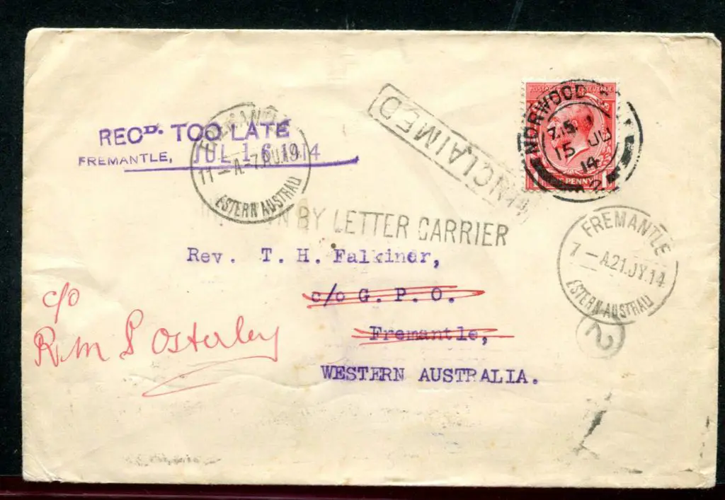 1914 (15th July) GB 1d KGV tied by Norwood cds on ... Image 1++