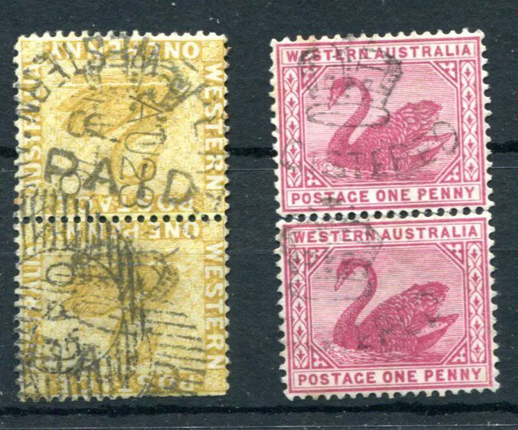 Paid "Crown" clear double strike on vertical pair ... Image 1++