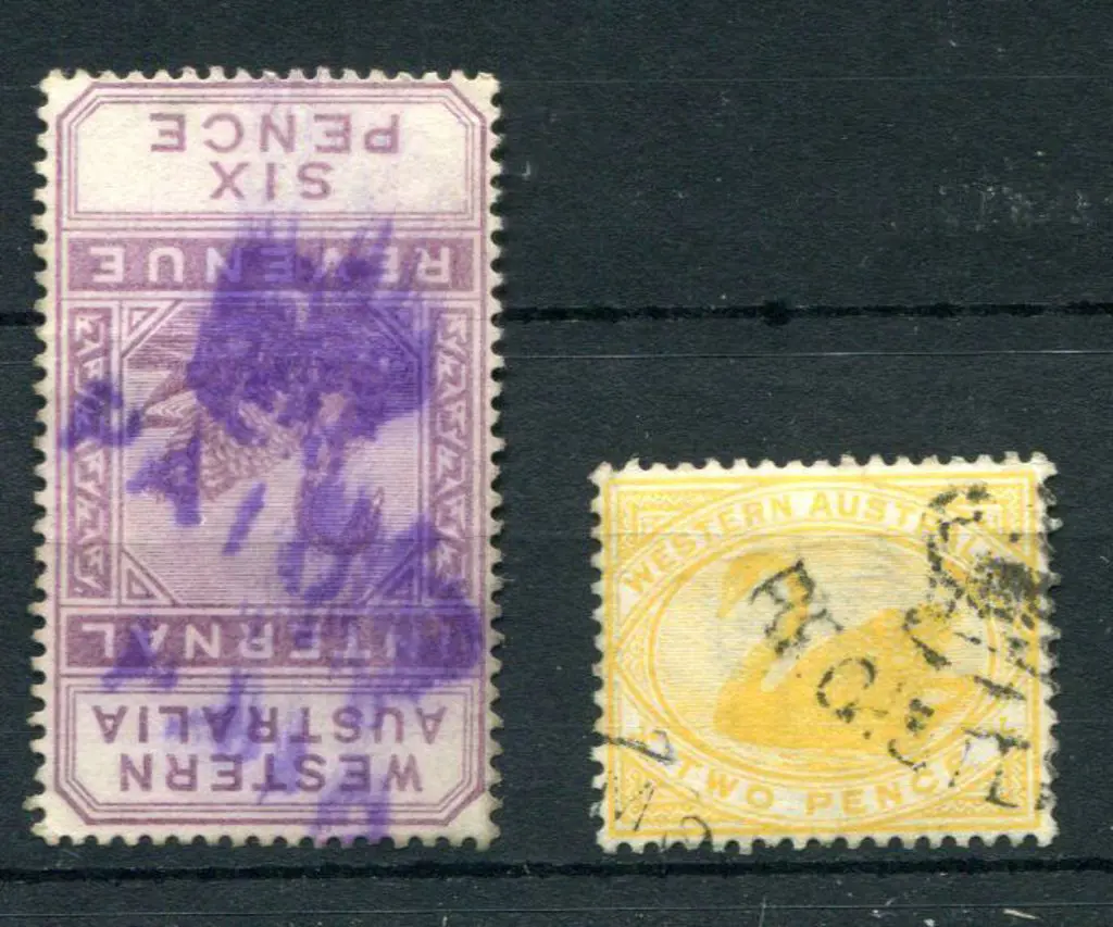 Paid "Crown" in violet ink on 6d lilac IR (narrow) ... Image 1++
