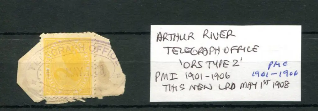 Arthur River Telegraph Office ORS type 2. An ... Image 1++
