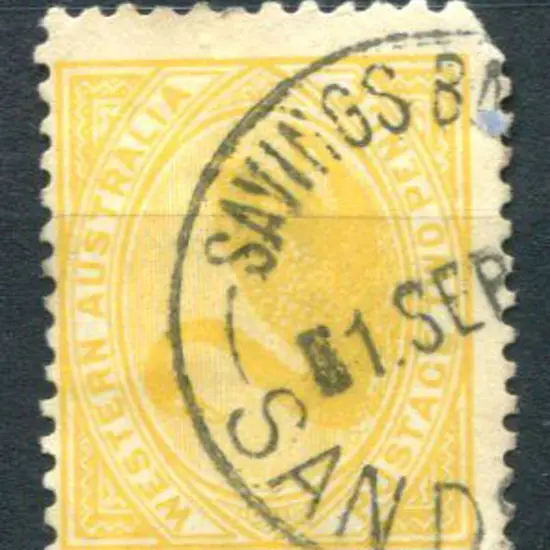 Sandstone Savings Bank Sbv 50% strike on 2d yellow ...