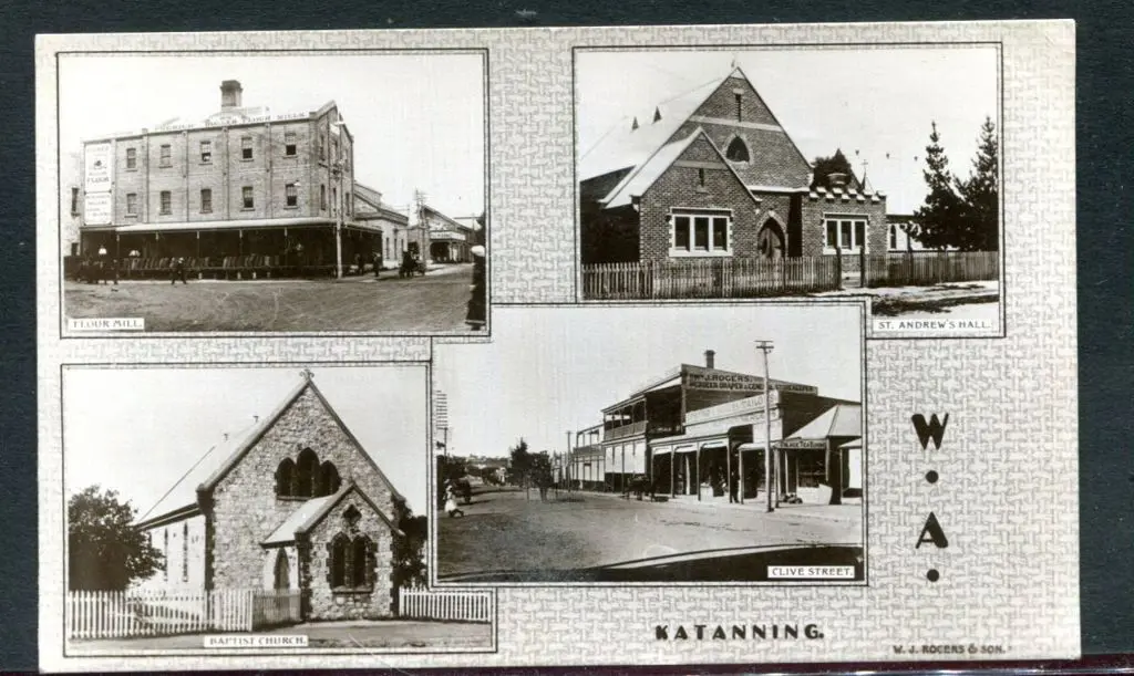 "Katanning, W.A." W.J.Rogers & Son b&w with 4x ... Image 1++