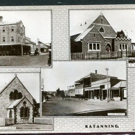 "Katanning, W.A." W.J.Rogers & Son b&w with 4x ...