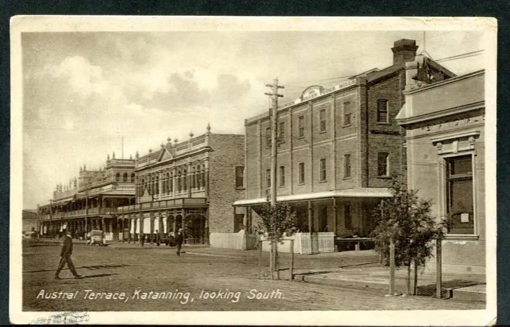 "Austral Terrace, Katanning, looking South" b&w, ... Image 1++