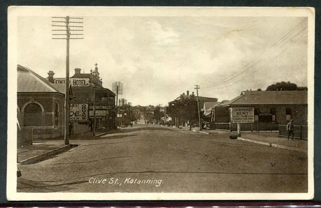 "Clive St., Katanning" b&w printed in Saxony with ... Image 1++