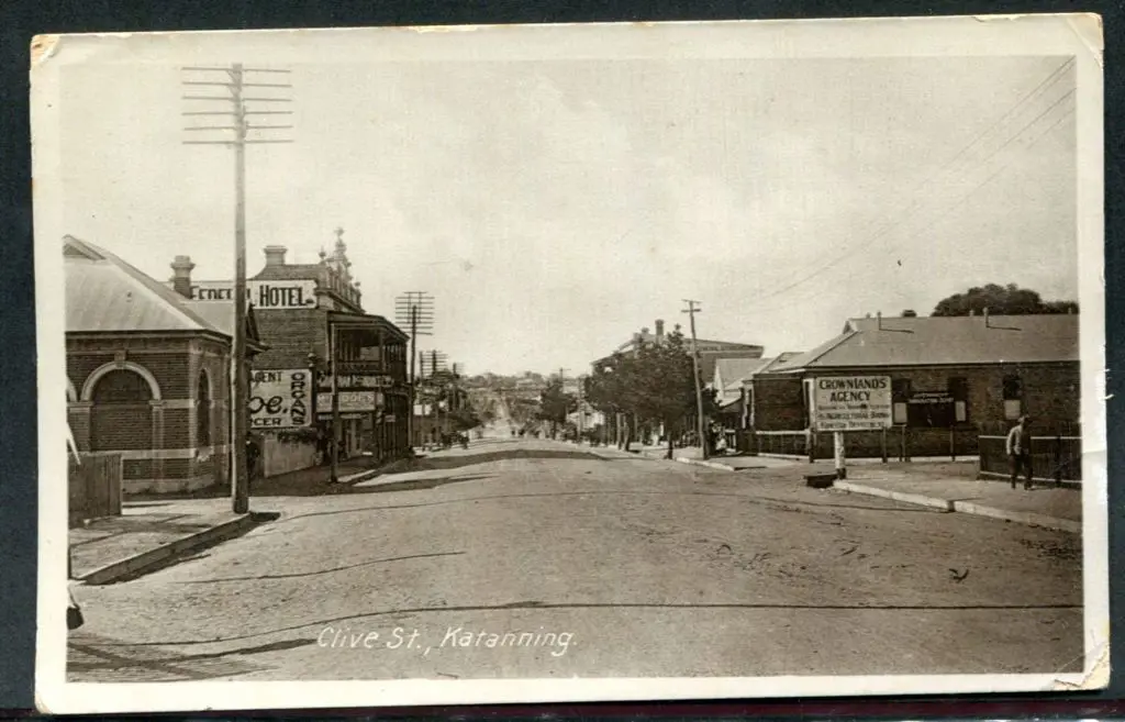 "Clive St., Katanning" Same card as the previous ... Image 1++