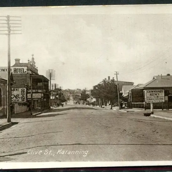 "Clive St., Katanning" Same card as the previous ...
