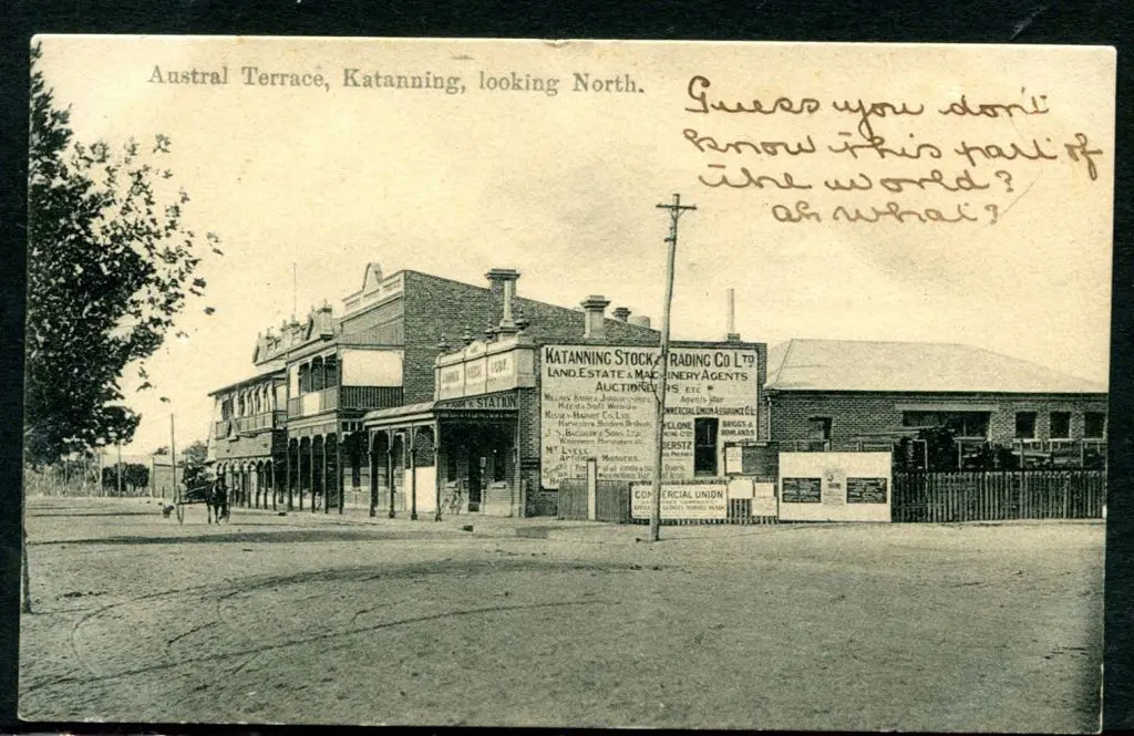 "Austral Terrace, Katanning, looking North" b&w & ... Image 1++
