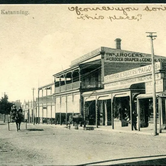 "Clive St, Katanning" b&w & printed in Germany ...