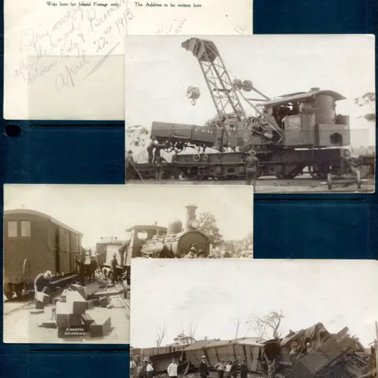 "Katanning & Broomhill April 22nd 1913 Train ...