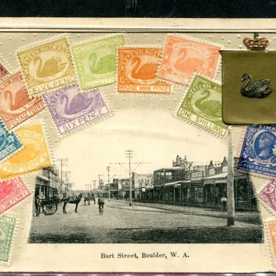 "Burt Street, Boulder, W.A.". Photo not framed. ...