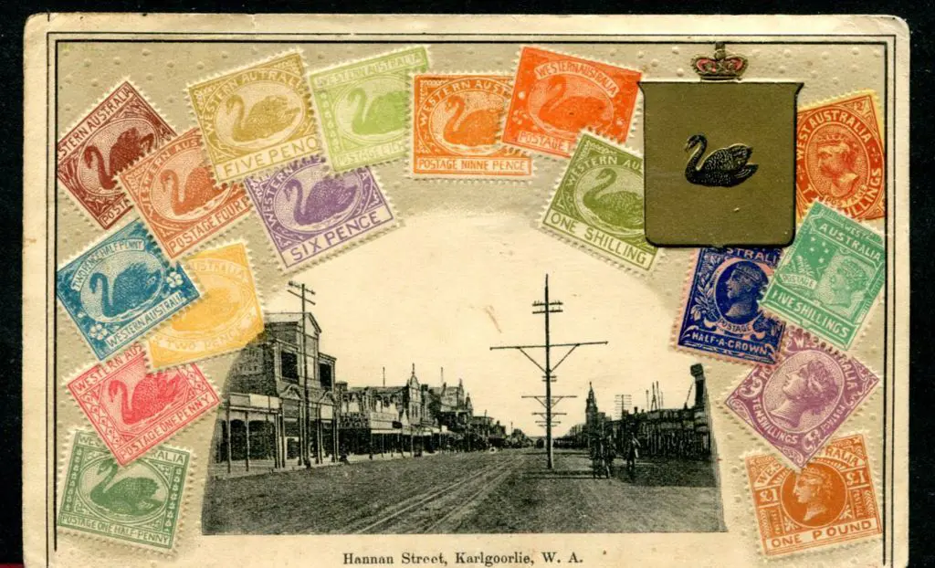 "Hannan Street, Kalgoorlie, W.A." postally used ... Image 1++