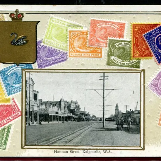 "Hannan Street, Kalgoorlie, W.A." as above. Fine ...