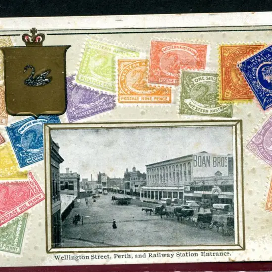 "Wellington Street, Perth, & Railway Station ...