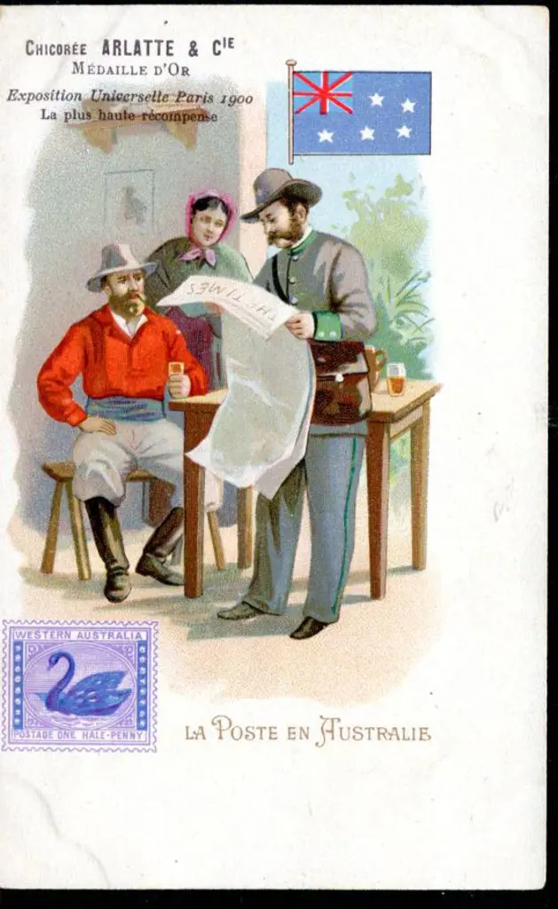 "La Poste in Australie" as above but with ... Image 1++