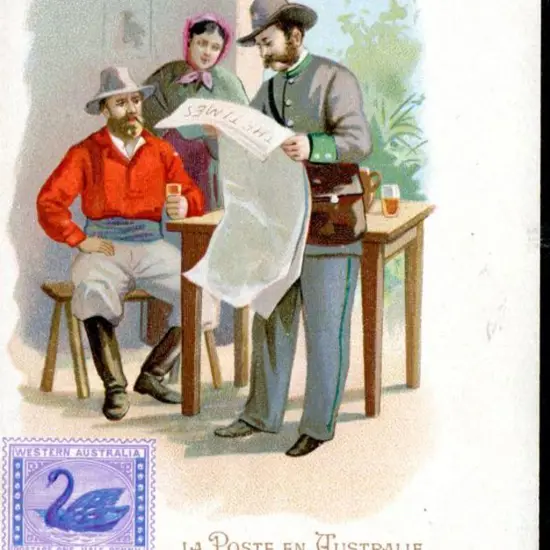 "La Poste in Australie" as above but with ...