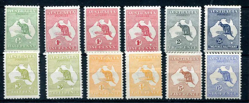 ½d to 6d vals incl all 3 Dies of 1d plus 3d Die I ... Image 1++