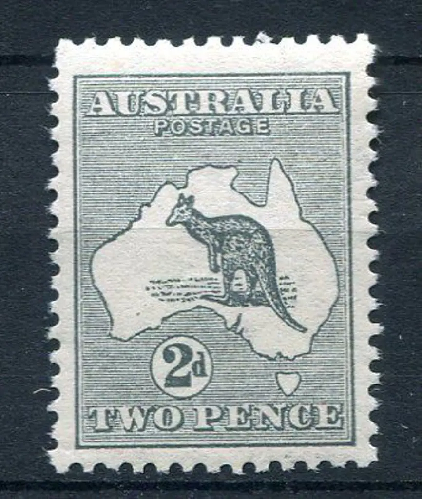 2d grey. MUH & well centred. ACSC 5A, Cat. $350 Image 1++