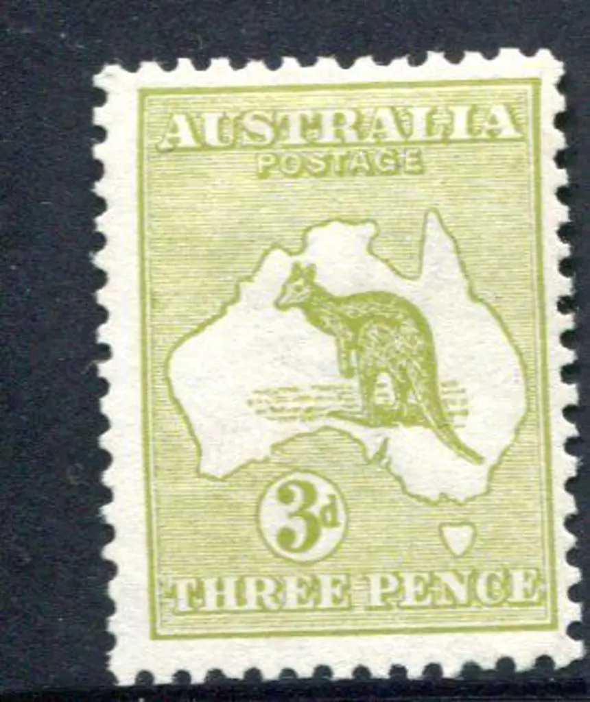 3d olive-green, Die I. MLH, centred top right. ... Image 1++