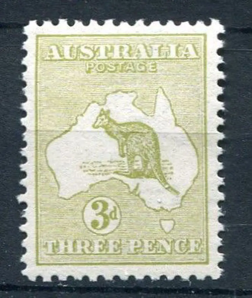 3d pale olive-green, Die I. Superb MUH. ACSC 12e, ... Image 1++