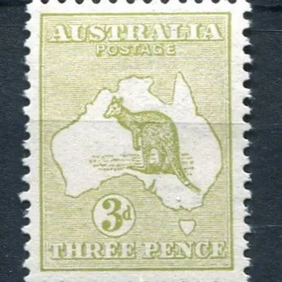 3d pale olive-green, Die I. Superb MUH. ACSC 12e, ...