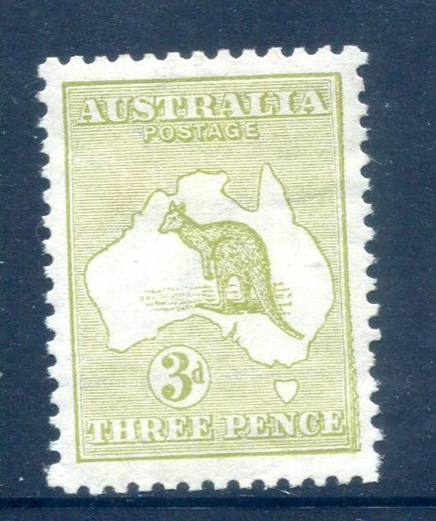 3d pale olive-green, Die I with partial "Kiss ... Image 1++