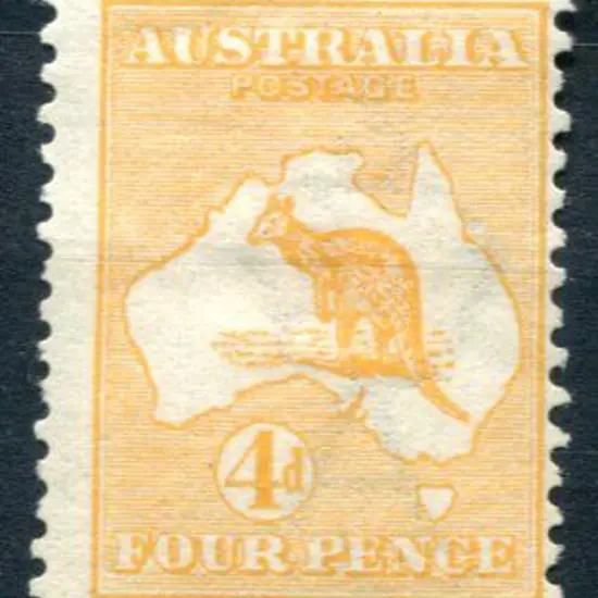 4d orange with "Colour flaw in Gulf of ...