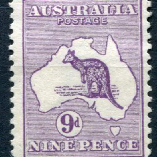 9d violet with "Break in bottom frame under "IN" ...