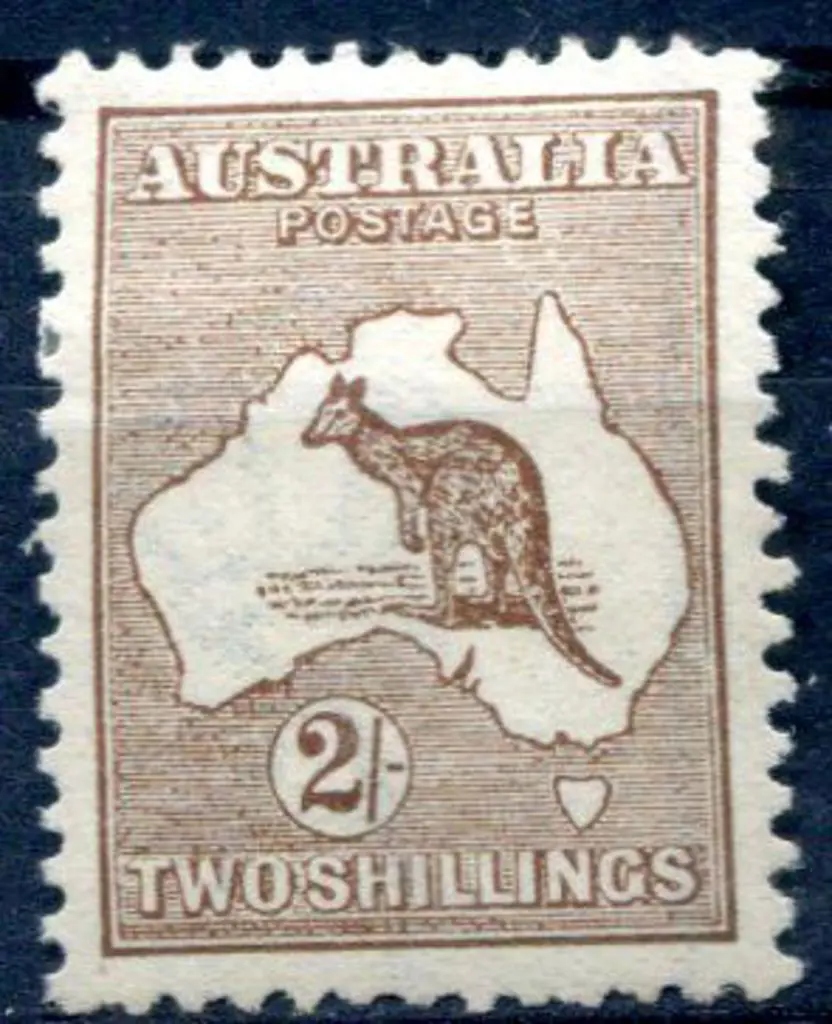 2/- brown. Couple of short perfs otherwise fine ... Image 1++